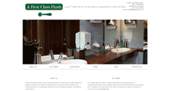 Desktop Screenshot of firstclassflush.co.uk